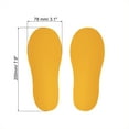 thumbnail image 2 of Unique Bargains Footprint Sticker Shoes Floor Decal Sign Yellow 8x3", 2 of 6