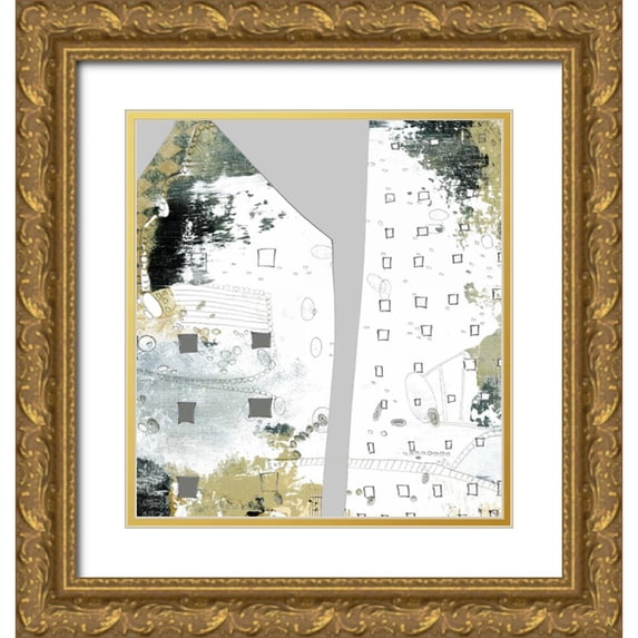 Ogren, Sarah 12x13 Gold Ornate Wood Framed with Double Matting Museum Art Print Titled - City I