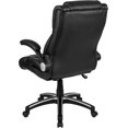 thumbnail image 6 of High-Back Black Leather Executive Swivel Office Chair, 6 of 13