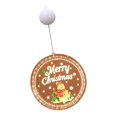 thumbnail image 2 of Adorno navideño colgante jinwen muñeco de nieve con luz blanca cálida, 2 of 8