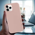 thumbnail image 2 of Silicone Case for iPhone 12 Pro and iPhone 12 -{Shock-Absorbent- Raised Edge Protection- Compatible with iPhone 12 Pro and iPhone 12 (6.1 inch} Rose Gold, 2 of 10