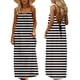thumbnail image 3 of TaTaai Women's Casual Maxi Sundress Sleeveless Striped Backless Spaghetti Strap Flowy Summer Dress Long Beach Cover Up Dress Gift, 3 of 9