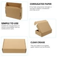 thumbnail image 5 of ELAYARD 50pcs Mailing Boxes for Shipping Corrugated Paper Resistance for Phone Case, 5 of 8
