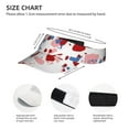 thumbnail image 3 of ZICANCN Sun Visors Hat for Women and Men, Colorful Terrazzo Stone Texture Beach Hats, Sports Hat for Golf Tennis Running, 3 of 5