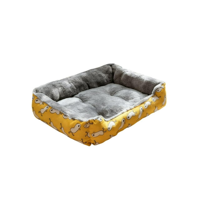 Camas de Perros para Perros Grandes Cama de Mascota Cálida de Invierno, 20x15.8In Camas de Perros Impermeables de Peluche Multicolor de Toda la Temporada para Perros Pequeños Gatos