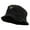 Black, variant on Diego Script Embroidered Washed Bucket Hats - Royal M-L