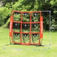 thumbnail image 7 of 4'×4' Baseball Backstop Net, Pitching Strike Zone Target Net with 9 Pocket, Baseball Practice Net for Hitting Pitching Batting Catching Practice, 7 of 7