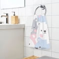 thumbnail image 7 of Ryvnso Cartoon Cute Bear Face Cotton Hand Towels Sets Face Towel 2 PCs Bathroom Decorative, 7 of 7