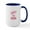 White/Navy Inside, variant on CafePress - Surprise I'm Drunk Funny Partying Mugs - 15 oz Ceramic Large White Nolvety Mug