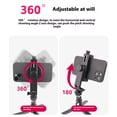 thumbnail image 6 of 1. Rotating Phone Mount with Cold Shoe for DSLR Cameras, Adjustable Clamp for Smartphones & Live Streaming, 6 of 8