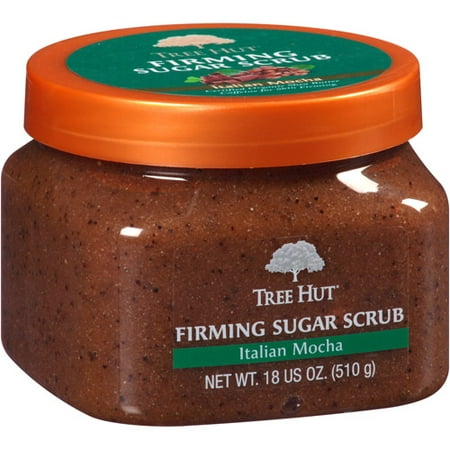 Tree Hut Sugar Scrub Mocha & Coffee Bean, 18oz, Ultra Hydrating and Exfoliating Scrub for Nourishing Essential Body Care