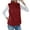 Red, variant on Sleeveless Long Coat Women Winter Sleeveless Coat for Women Fashion Quilted Vest with Zipper Thick Warm Solid Outerwear Women's Fleece Vest Casual Sleeveless Oversized Sherpa Jacket