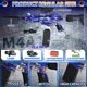 thumbnail image 4 of Pistola de espuma automática de juguete con mira telescópica, lanzador de dardos eléctrico con 120 dardos de espuma para pistolas, gafas protectoras, tecnología Air Pocket, juego de tiro al aire libre, 4 of 9