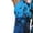 Blue, variant on Psesaysky Colorful Hibiscus Plumeria Men’s Button Down Shirts Short Sleeve Aloha Shirts,Womens Sleeveless Flared Tank Dress with Pockets Couple Matching Hawaiian Outfit