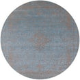thumbnail image 1 of Ahgly Tapis d'Intérieur Rond Mi-Siècle Moderne Rose Violet Oriental, 6 Pieds Rond, 1 of 6