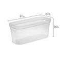 thumbnail image 3 of Sterilite Narrow Storage Bin Plastic, Clear, Set of 8, 3 of 7