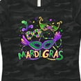 thumbnail image 4 of Inktastic Mardi Gras Masks and Beads Women's T-Shirt, 4 of 5