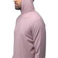 thumbnail image 4 of X RAY JEANS Mens Long Sleeve Hooded T-Shirt, Dusty Lavender, 2XL, 4 of 6