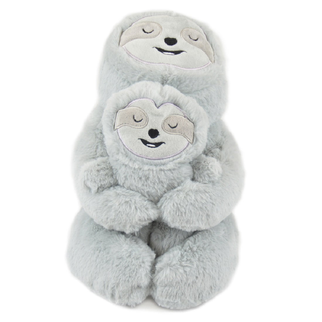800ml Hot Water Bottle with Removable Mama Sloth Cover and Baby Sloth
