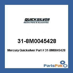 New Mercury Mercruiser Quicksilver Oem Part # 31-8M0045428 Bearing Kit