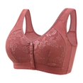 thumbnail image 2 of TEVEQ Front Closure Bras for Older Women Front Snap Closure Padded Bra for Older Senior Women, No Underwire Full Coverage Comfortable Bra Everyday Seamless Bras Bras for Older Women Convenient Front, 2 of 3
