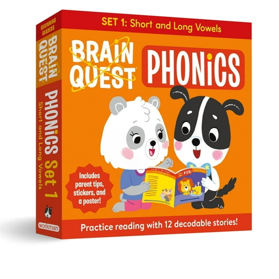 Brain Quest Phonics Readers Boxed Sets Brain Quest Phonics Readers: Set 1: 12 Decodable Readers: Short and Long Vowels, Book 1, (Paperback)