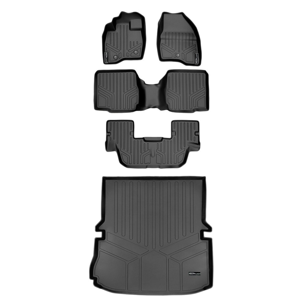 Maxliner 20112014 Ford Explorer Floor Mats 3 Row Set Maxtray Cargo
