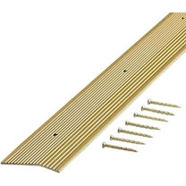 M-D Building Products 1-3/8" x 72" Satin Brass Aluminum Flooring Materials