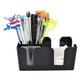 thumbnail image 3 of Accesorios de Escritorio Caja Organizadora de Plástico Soporte para Pañuelos Caja para Bolígrafos Estuche Negro, 3 of 9