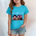 thumbnail image 2 of K pop Demon Chandail pour Filles, T-Shirt Graphique Mignon avec Dessin Animé, T-Shirt Tendance et Drôle, Chandail pour Enfants, Hauts Roses, Manches Courtes, Col Ras du Cou, 2 of 4