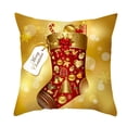 thumbnail image 1 of Cateissary Funda de almohada bonita estilo Feliz Navidad, funda de almohada, fundas de almohadas felices para el hogar, dormitorio, sala de estar Kits de decoración para fiestas tipo 4, 1 of 6