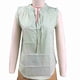 thumbnail image 2 of Blusa con cordones, blusa sin mangas con cordones en V para mujer, blusa sin mangas con cordones, máxima confiabilidad, 2 of 2