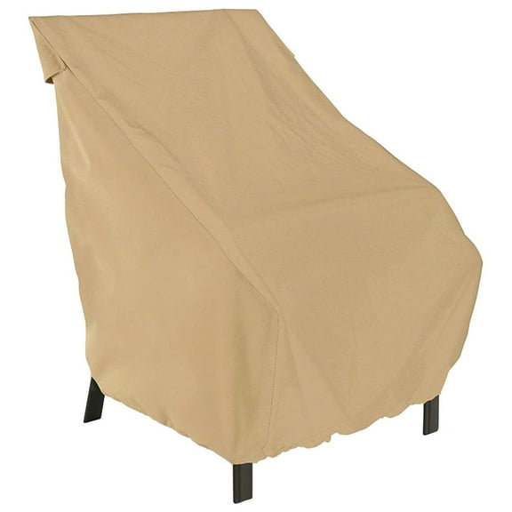 Classic Accessories Terrazzo High Back Patio Chair Cover 2-Pack Bundle