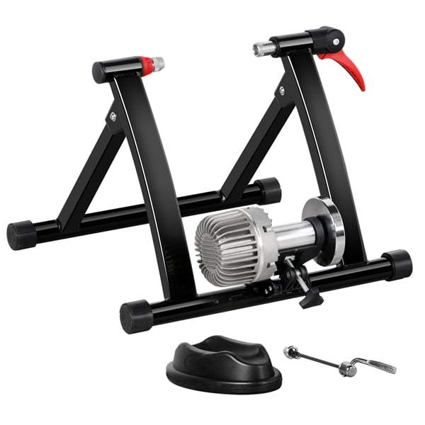 Foldable Indoor Fluid Bike Trainer Exercise Stand w/ Quick