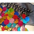 thumbnail image 5 of Falda con Monedas de Oro TUNC para Danza del Vientre Gasa Color Negro, 5 of 5