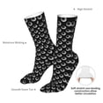 thumbnail image 4 of Bingfone Golf Balls Prirnt Women's Men's Fun Pattern and Solid Crew Socks-1 Pair Pack-Cool & Classic Novelty Design Gifts, 4 of 7
