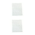 thumbnail image 2 of Wisewang Eye Face Gems Jewels Rhinestone Stickers Bling Beads Forehead Makeup Accessory DIY Nail Art Decorations Wedding White 2Set, 2 of 6