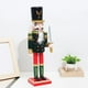 thumbnail image 5 of Adorno navideño de Cascanueces, estatua coleccionable, figuras de Cascanueces para las fiestas Verde, 5 of 7