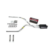 F150 95-97 dual exhaust 2.5 pipe Flowmaster Super 40 RW Tip