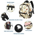 thumbnail image 3 of Tree Adjustable Shoulder Strap Beach Backpack with Large Capacity, Printed Design, Lightweight, 3 of 6