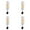 Silver 4PCS, variant on Bike Turbo Pipe Exhaust System Sound Motorcycle Megaphone Unicoco Bicycle Exhaust Sound System Pit Bike Exhaust with Sound Effect Turbo Exhaust Pipe Motorcycle Noise Maker for Cycling