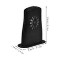thumbnail image 2 of CATIEBYE 5Set Sound Hole Moistener Abs Black Compact Design Seasonal Protection For Guitarists, 2 of 8