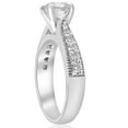 thumbnail image 3 of Pompeii 1 3/8ct Vintage Princess Cut Diamond Engagement Ring Art Deco 14k White Gold, 3 of 3