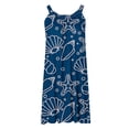 thumbnail image 4 of Womens Sundresses for Summer Casual, Women's Fashion Sexy Vintage Round Neck Sleeveless Printing Party Dresses Sleeveless Swing Dress Beach Swimsuit Cover Ups with Pockets 5 Dollars, 4 of 4