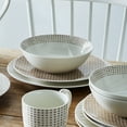 thumbnail image 6 of Noritake Khaki Hammock 12-Piece Coupe Dinnerware Set, Service for 4, 6 of 7