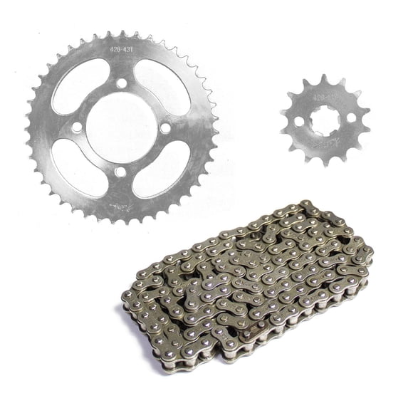 Kit Cadena/sprocket Ybr 125 43d-14d 428x126l plateado M
