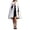 White, variant on Elegant Style Long Coat for Cosplay And Ideal For Role Play And Holiday Parties, White, S