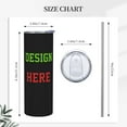 thumbnail image 3 of Personalized Travel Mug with Straw, Add your Pictures Logo Text, 20oz Double Layers Insulated Stainless Steel Mug, Custom Gifts for Men Women Dad Mom, 3 of 6