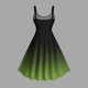 thumbnail image 4 of mfyjkho Vestidos para mujer, Vestido de verano informal con tirantes y estampado degradado para mujer Vestidos maxi para mujer l, 4 of 6