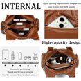 thumbnail image 5 of Sunyuer Soft PU Leather Tote Bag for Women, Large Capacity Hobo Handbag Shoulder Bags Multi-Pocket Crossbody Bag, 5 of 7